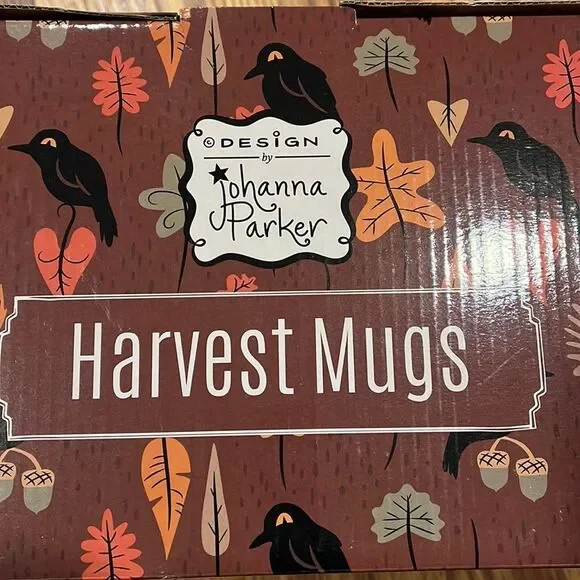 NIB Johanna Parker Harvest mugs